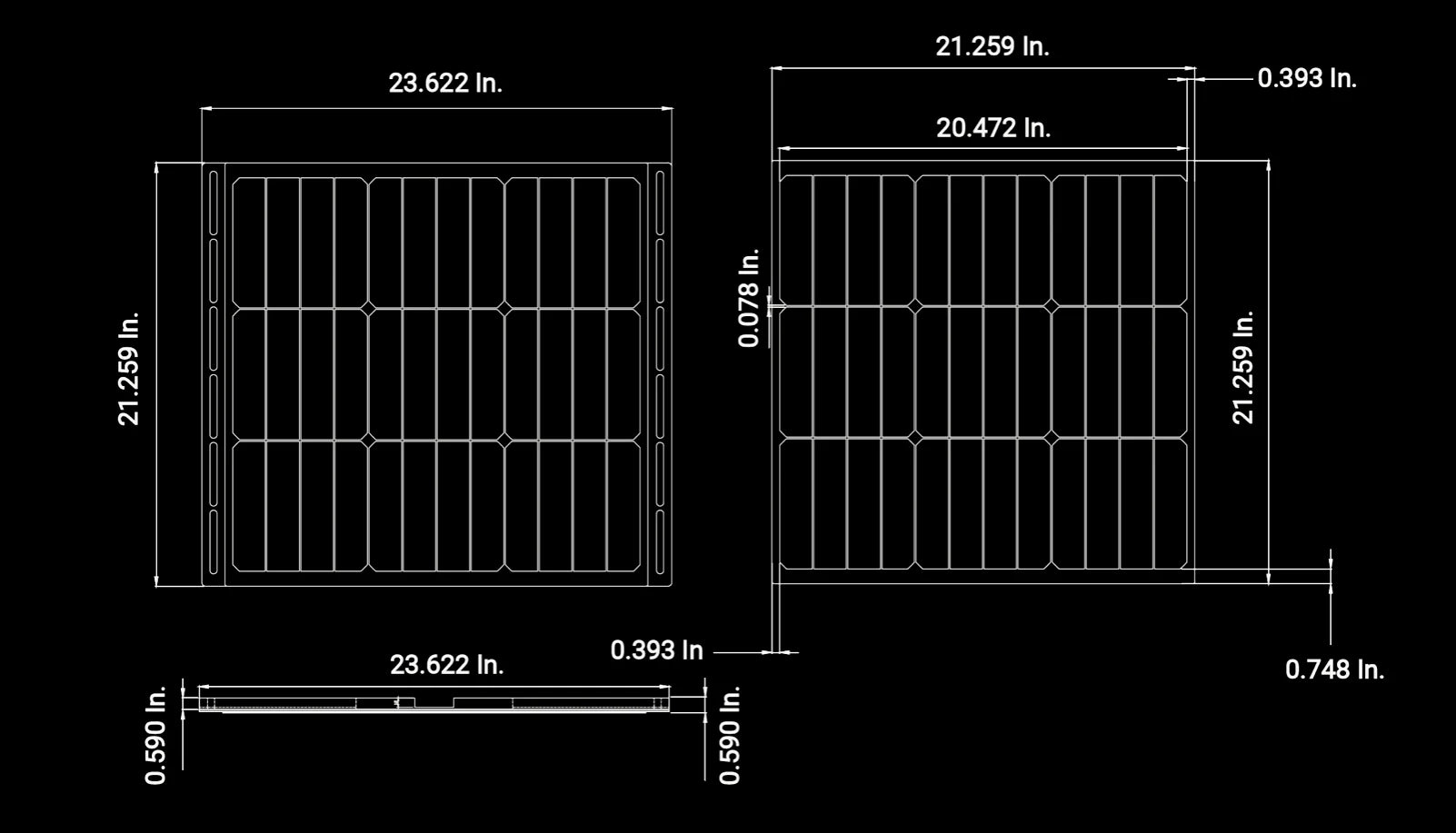 Sunflare BLOX dimensions