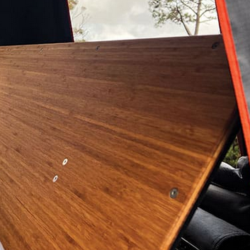 Bamboo Back Rest alu-cab