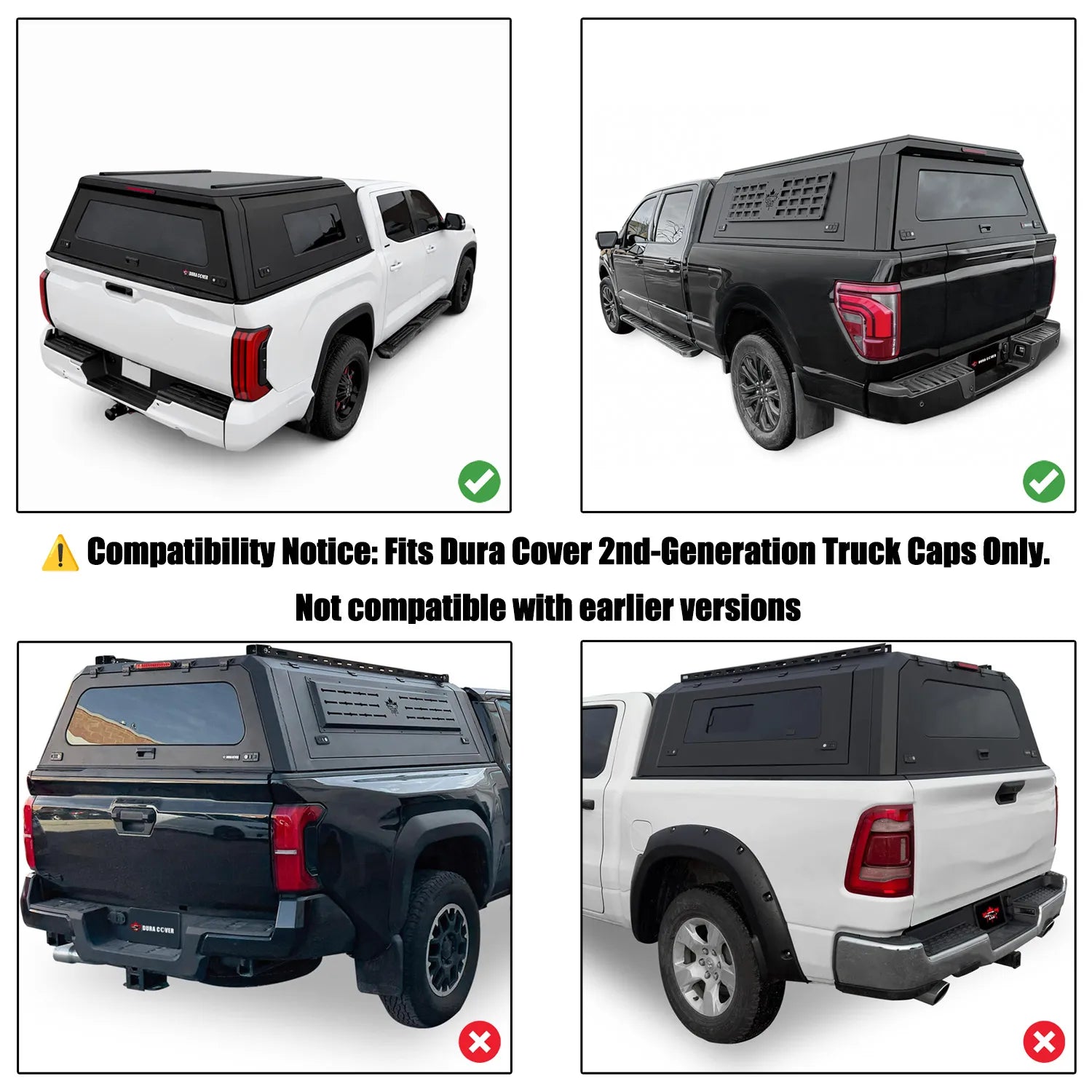 Bed Cap Side Storage Box | Fits 2nd Generation Dura Cover Truck Caps | For F150 F250 F350, Ram 1500 2500 3500, Chevrolet Silverado 1500 2500 3500 & Toyota Tundra image 3