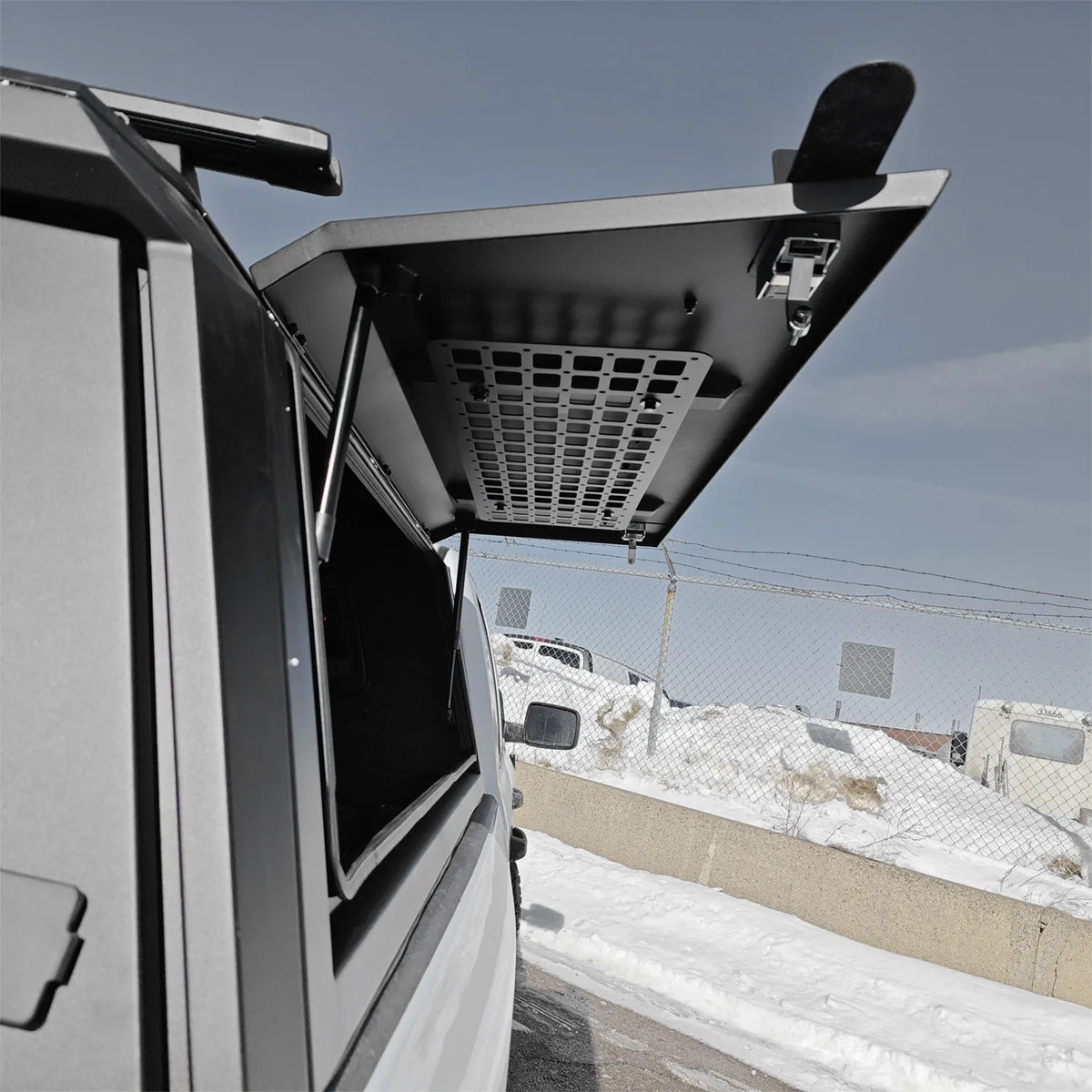Dura Cover Interior Door-Mounted MOLLE Panels ( Set of 2 ) | Fits 2nd Gen Dura Cover Truck Caps Adventure Edition | Compatible with Maverick, Ranger, Colorado, Canyon, Tacoma, and Gladiator image 1
