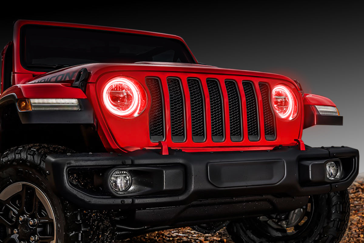 1214-003 - Jeep Wrangler JL 2018-2019 ORACLE LED Waterproof Halo Kit