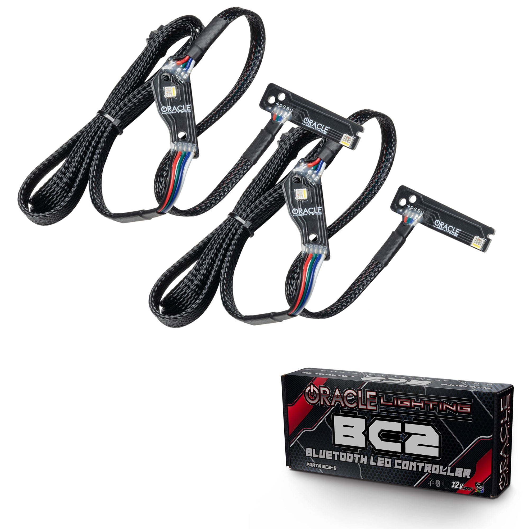 1283-335 - 2015-2021 Nissan GT-R ORACLE ColorSHIFT Lightning Bolt RGBW Headlight DRL Upgrade