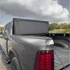 Dura Cover 2022-2026 Toyota Tundra | 5.5' Bed (66.7'') | Aluminum Hard Flip Back Tri-Fold Truck Bed Tonneau Cover image 1