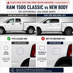 Dura Cover 2009-2024 Dodge Ram 1500 (Classic Body) | 5'7" Bed (67.4'') | Aluminum Hard Flip Back Tri-Fold Truck Bed Tonneau Cover image 10
