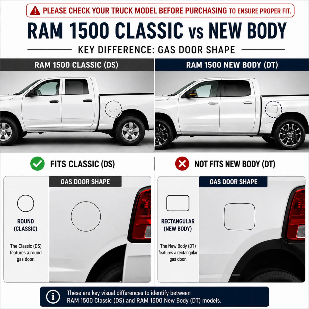Dura Cover 2009-2024 Dodge Ram 1500 (Classic Body) | 5'7" Bed (67.4'') | Aluminum Hard Flip Back Tri-Fold Truck Bed Tonneau Cover image 10