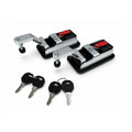 LAX Dual-Side Opening Lock Set for 2nd Gen Truck Caps, Designed for Gullwing and Rear Doors, with Interior Emergency Safety Release, Set of 2 image 0