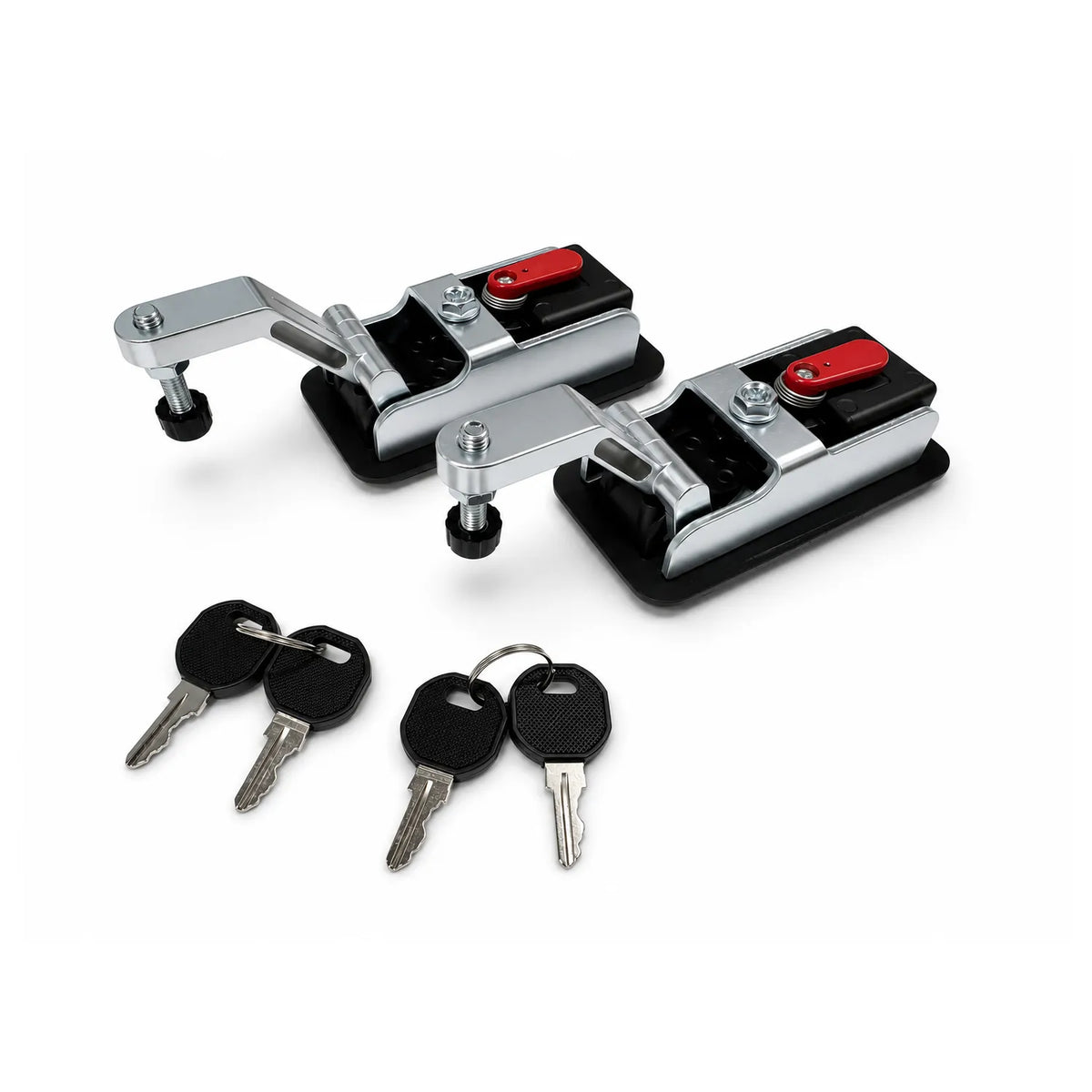 LAX Dual-Side Opening Lock Set for 2nd Gen Truck Caps, Designed for Gullwing and Rear Doors, with Interior Emergency Safety Release, Set of 2 image 0