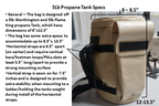 5lb Propane Tank Bag - Vinyl