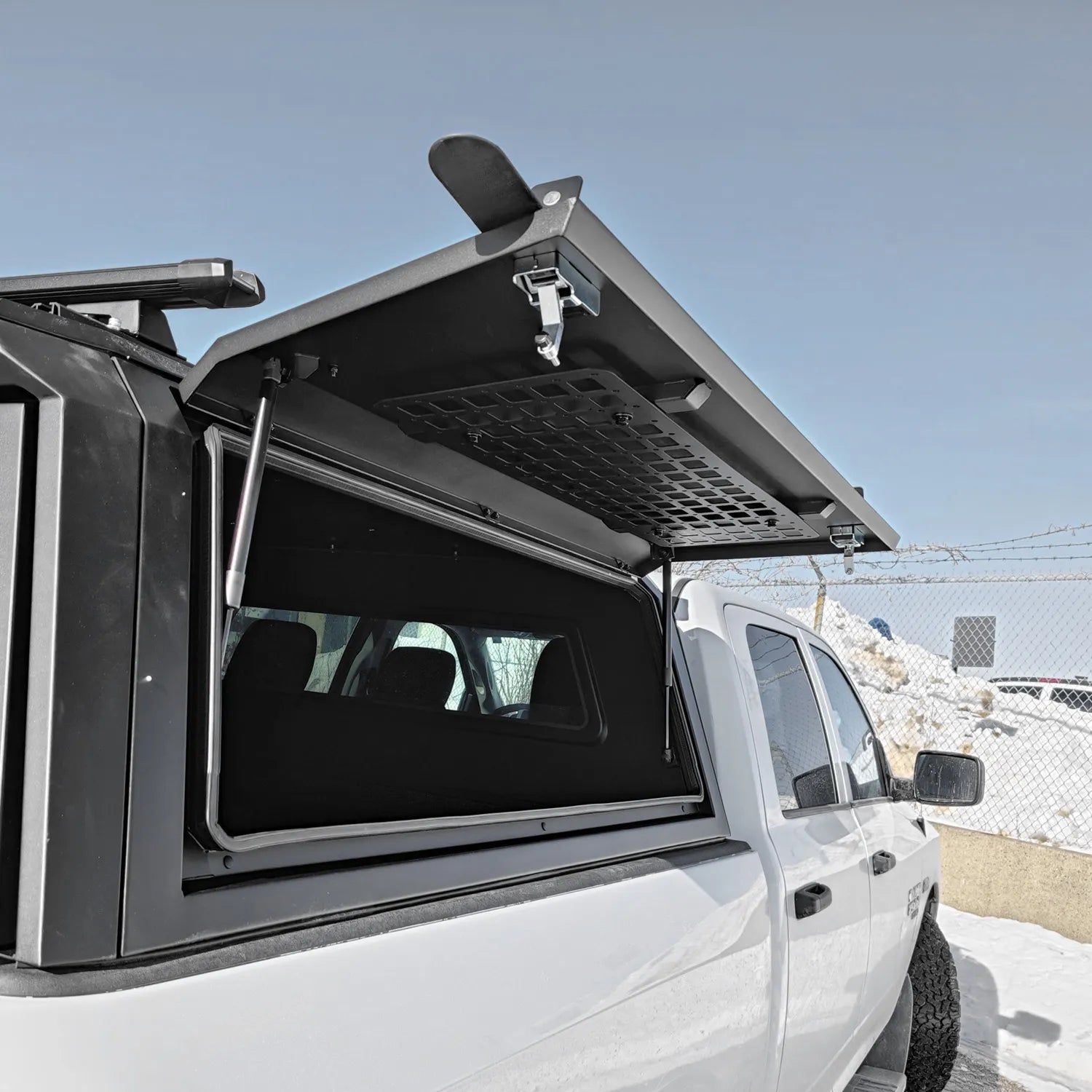 Dura Cover Interior Door-Mounted MOLLE Panels ( Set of 2 ) | Fits 2nd Gen Dura Cover Truck Caps Adventure Edition | Compatible with Maverick, Ranger, Colorado, Canyon, Tacoma, and Gladiator image 2