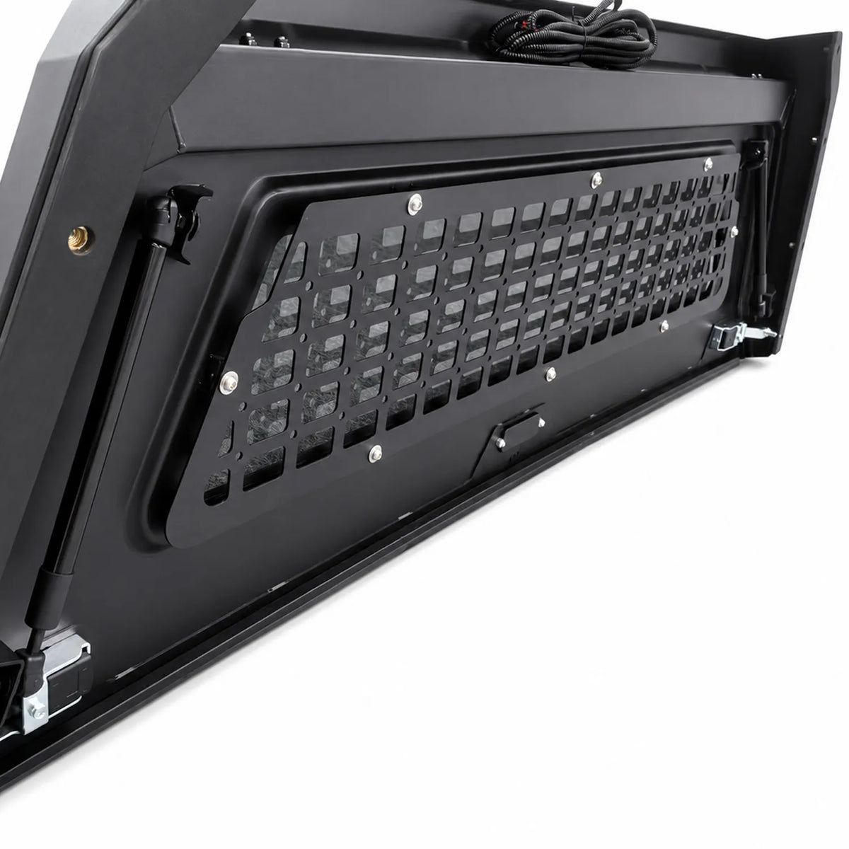 Rear Window Guard for 2nd Gen Truck Caps – Heavy-Duty Back Window Protective Panel, Matte Black image 0