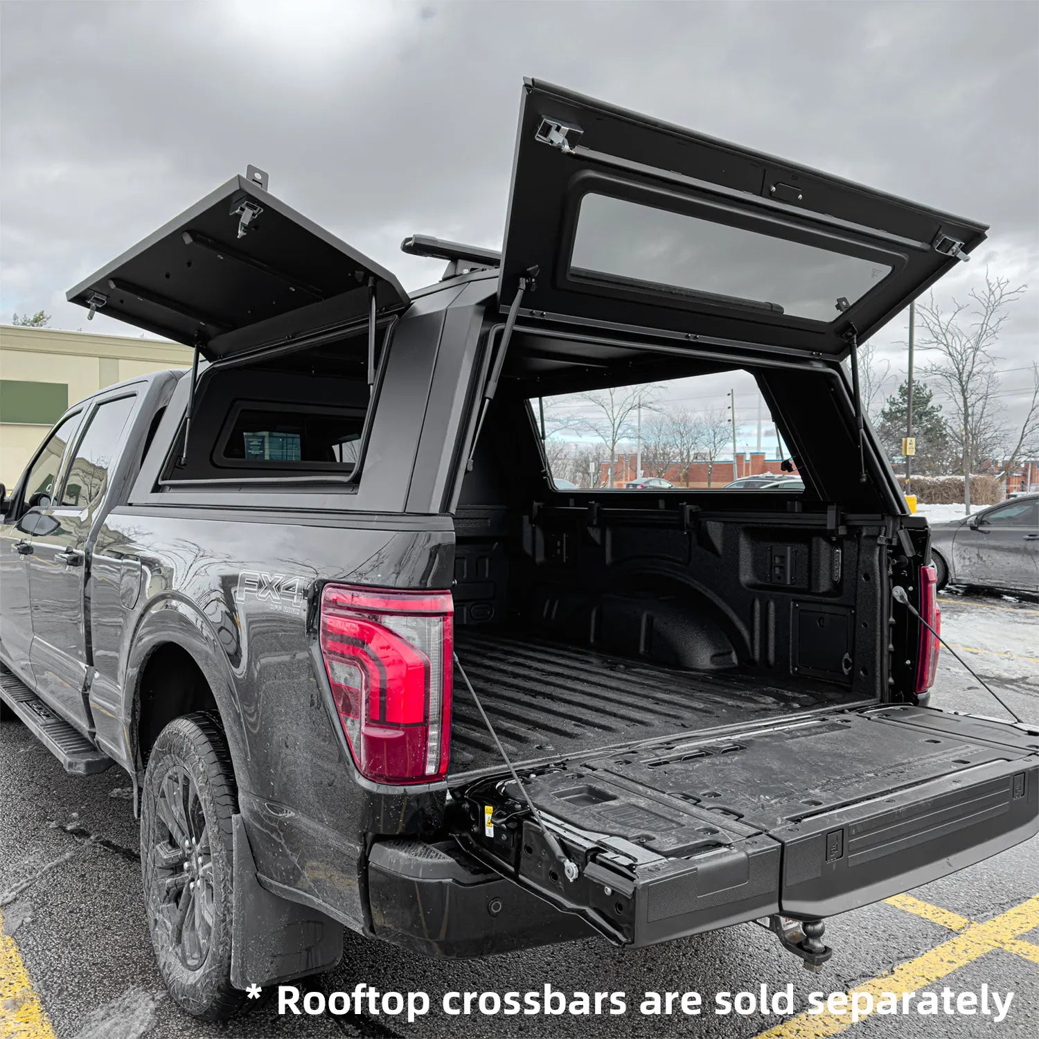 Dura Cover 2009-2018 Dodge Ram 1500 and 2019 - 2026 Ram 1500 Classic and Newbody | 5'7'' Bed (67.4'') | 2nd-Gen Aluminum Truck Cap Canopy Hardtop | Adventure Edition Molle Panels image 2