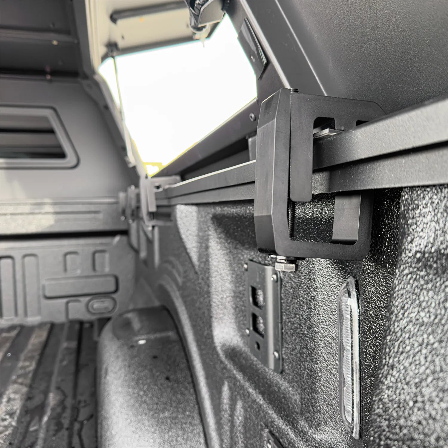 Dura Cover 2014-2018 Chevy Silverado / GMC Sierra 1500 | 2015-2019 Silverado/Sierra 2500 3500 HD | 2019 Silverado 1500 LD | 6'6'' Bed (78.9'') | 2nd-Gen Aluminum Truck Cap Canopy Hardtop | Adventure Edition Molle Panels image 4