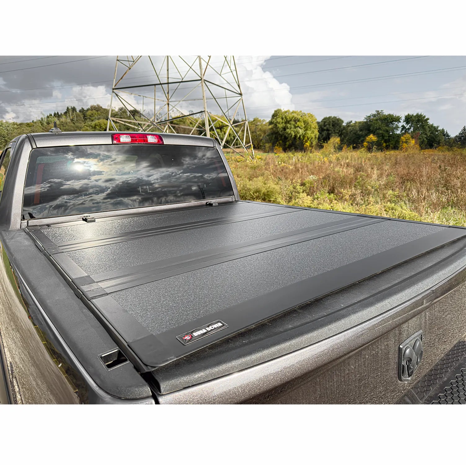 Dura Cover 2016-2023 Toyota Tacoma | 6' Bed (73.7'') | Aluminum Hard Flip Back Tri-Fold Truck Bed Tonneau Cover image 2