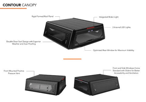 Alu-Cab Contour Canopy Toyota Tacoma 2016-2023