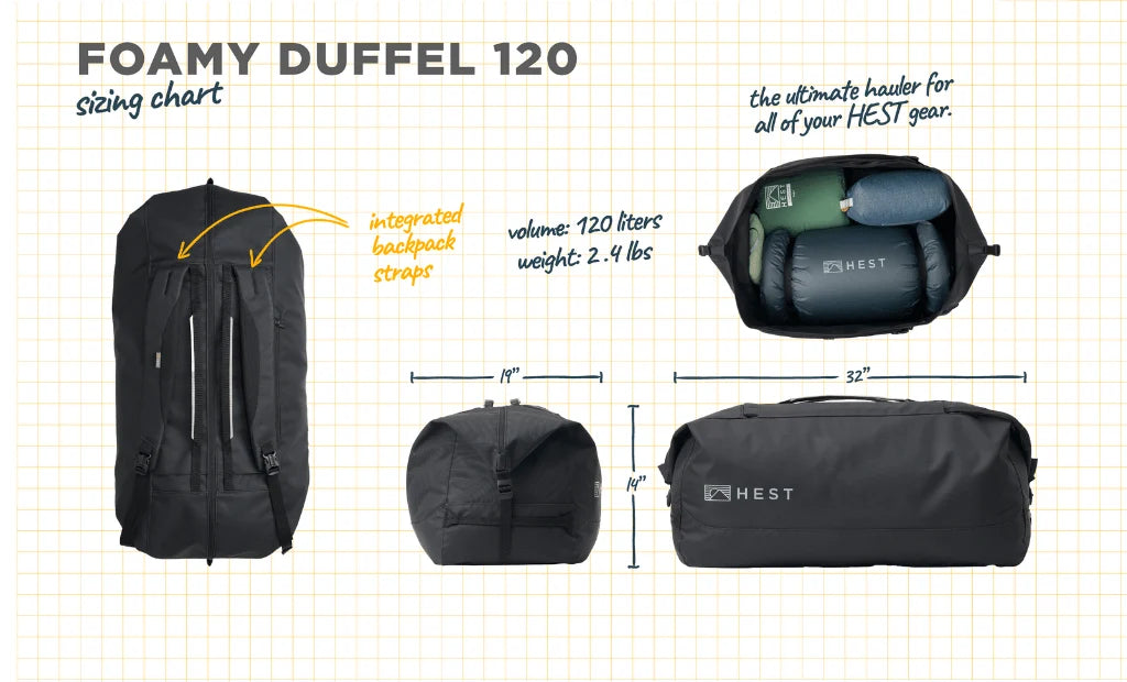 Hest Foamy Duffel 120