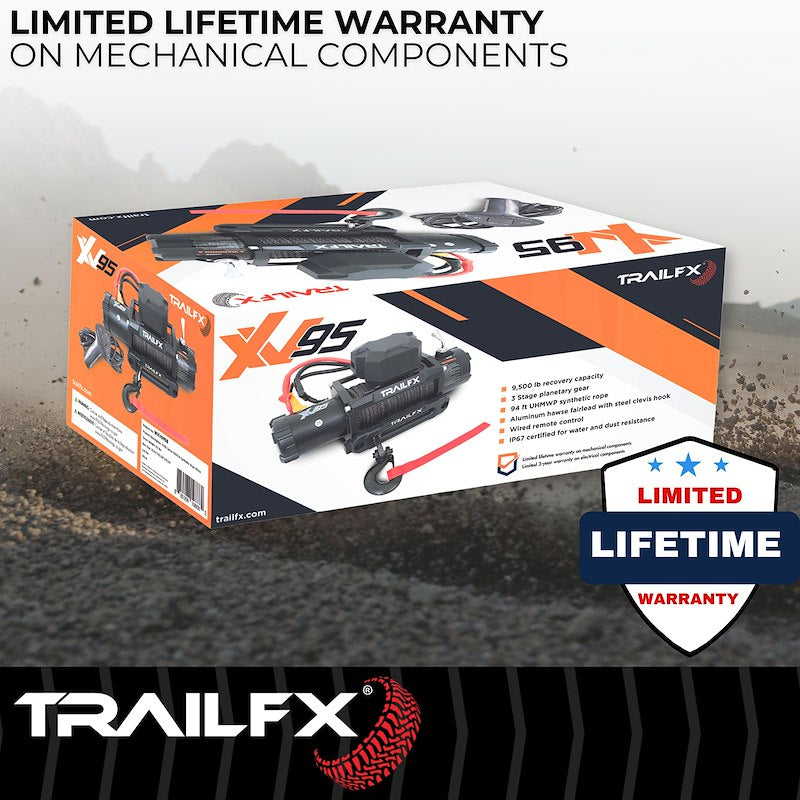 Trail FX 9500 Synthetic Winch