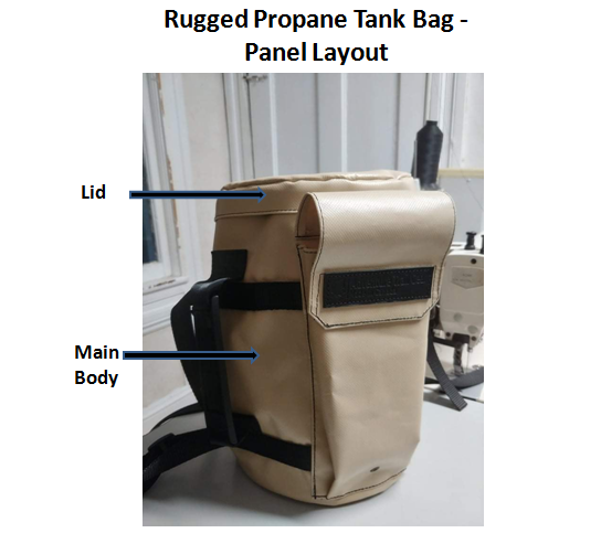 5lb Propane Tank Bag - Vinyl