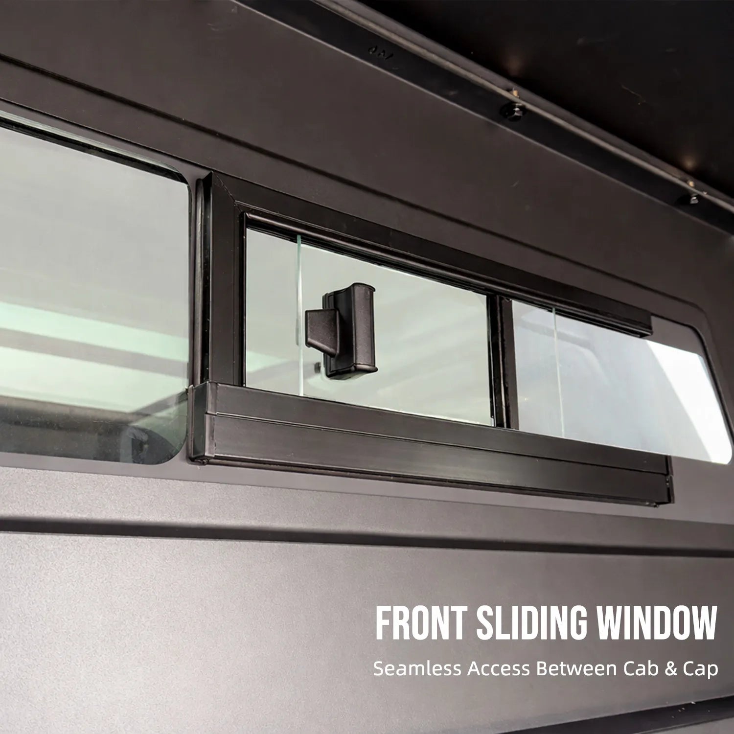 Dura Cover 2015-2023 Chevy Colorado/GMC Canyon | 5'2" Bed (61.7") | 2nd-Gen Aluminum Truck Cap Canopy Hardtop | Urban Edition Sliding Windows image 4