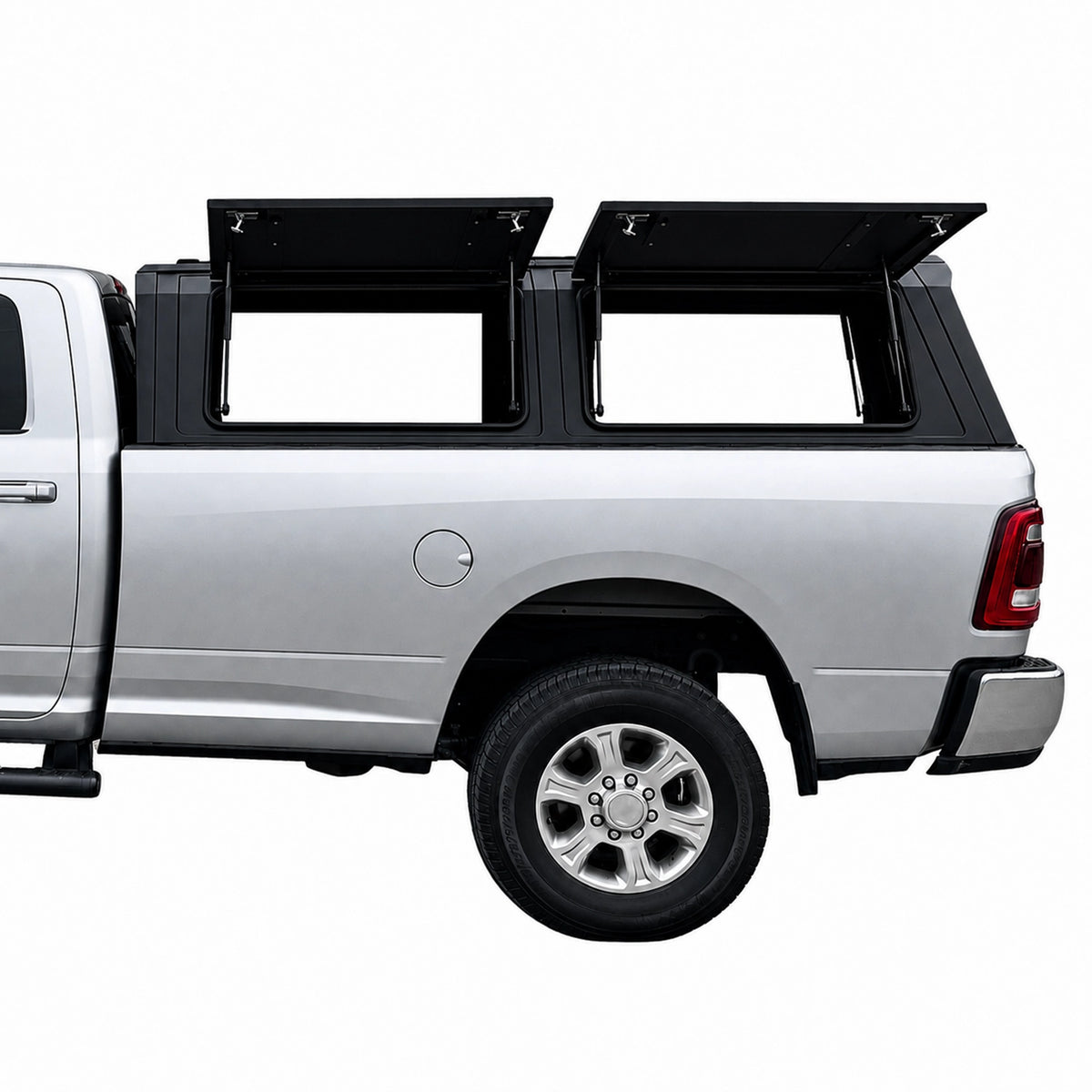 Dura Cover 2009–2026 RAM 1500 2500 3500 8' (98.3") Bed Adventure Edition Aluminum Truck Cap with MOLLE Panels image 3