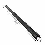 Heavy-Duty Aluminum Cross Bars – Set of 2 | 300 lbs per Bar | For 2nd-Gen Dura Cover Truck Caps Only image 1