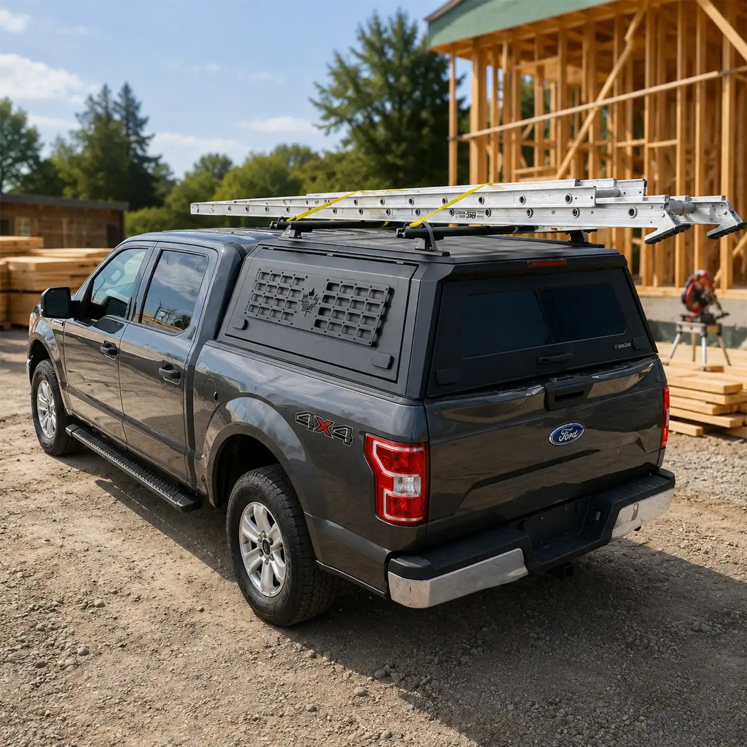 Dura Cover 2020-2026 Jeep Gladiator | 5' Bed (60.3") | 2nd-Gen Aluminum Truck Cap Canopy Hardtop | Adventure Edition Molle Panels image 11