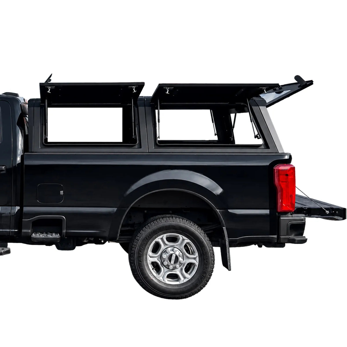 Dura Cover 2017–2026 Ford F-250 / F-350 / F-450 Super Duty 8' (96.4") Bed Adventure Edition Aluminum Truck Cap with MOLLE Panels image 3