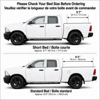 Dura Cover 2009-2018 Dodge Ram 1500 | 2019-2024 Dodge Ram 1500 Classic | 2009-2026 Dodge Ram 2500 3500 6'4'' Bed (76.3'') | 2nd-Gen Aluminum Truck Cap Canopy Hardtop | Adventure Edition Molle Panels image 12
