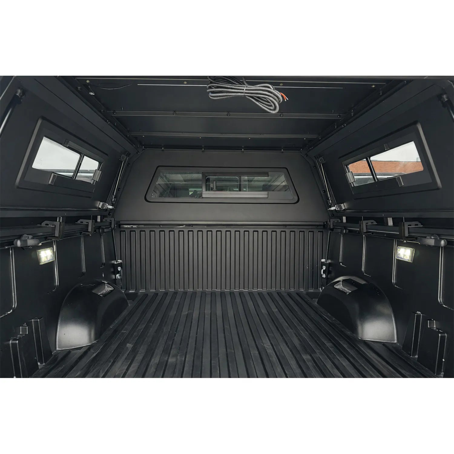 Dura Cover 2019-2026 Chevy Silverado 1500 | GMC Sierra 1500 | 5'8'' Bed (69.3'') | 2nd-Gen Aluminum Truck Cap Canopy Hardtop | Urban Edition Sliding Windows image 3