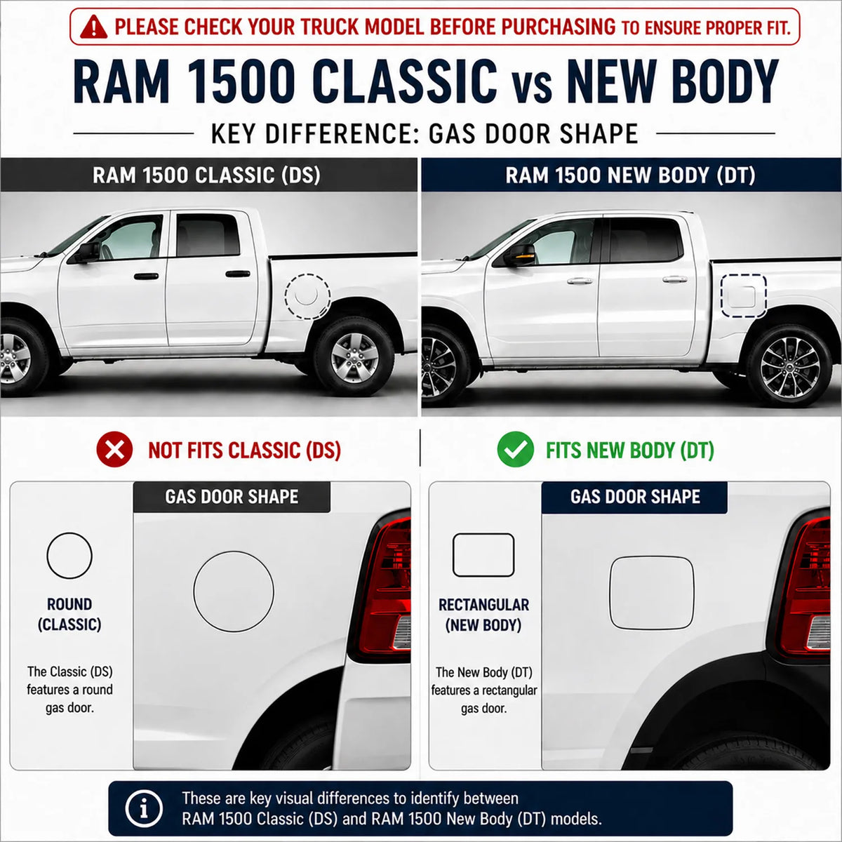 Dura Cover 2019-2026 Dodge Ram 1500 New Body | 2021-24 Dodge Ram 1500 TRX | 6.4' Bed (76.3'') | Aluminum Hard Flip Back Tri-Fold Truck Bed Tonneau Cover image 10
