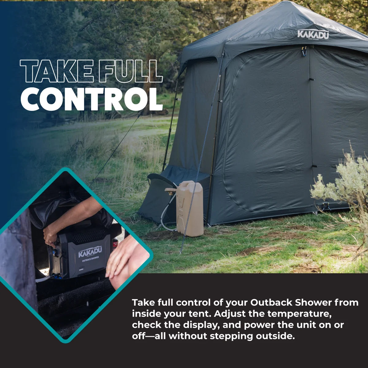 Kakadu Outback Shower Tent Deluxe
