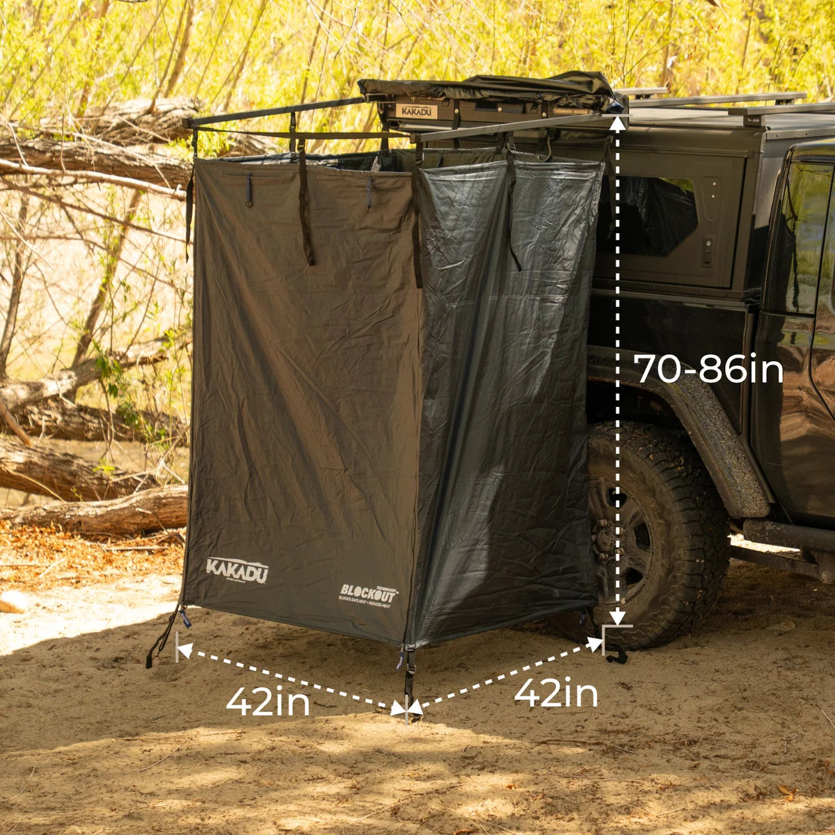 Kakadu Outback Shower Vehicle Tent